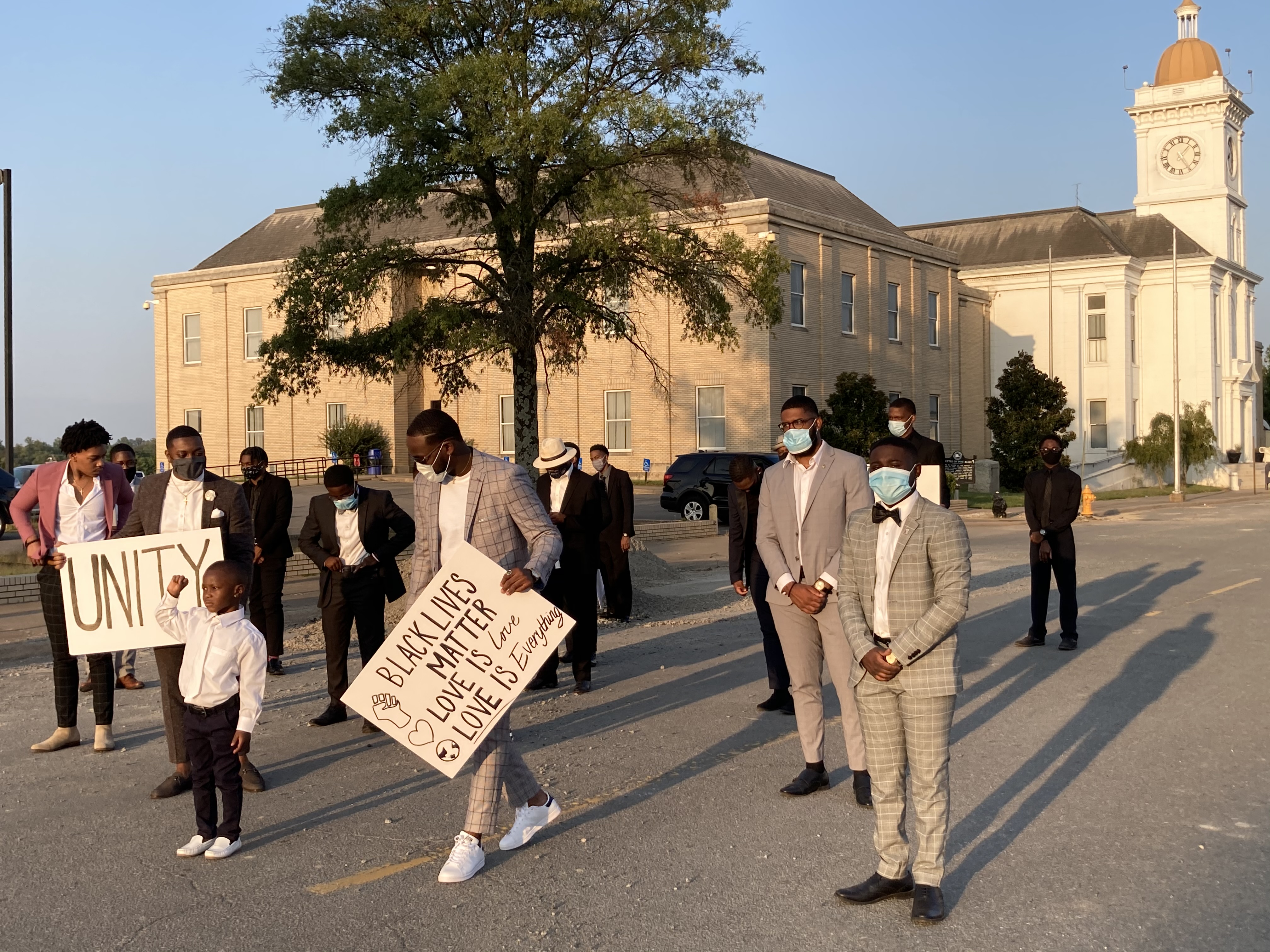 Men’s group steps with purpose
