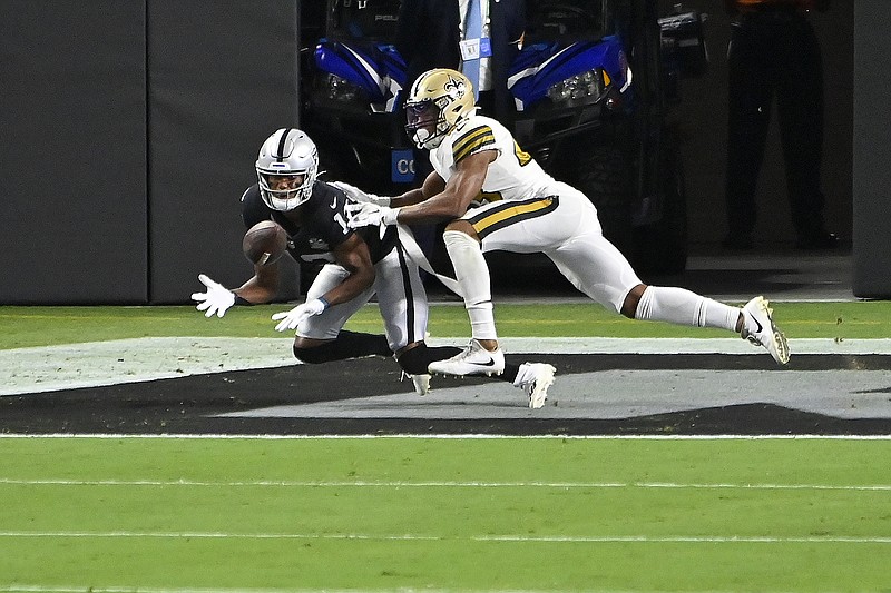 Raiders open Las Vegas stadium with 3424 win vs Saints