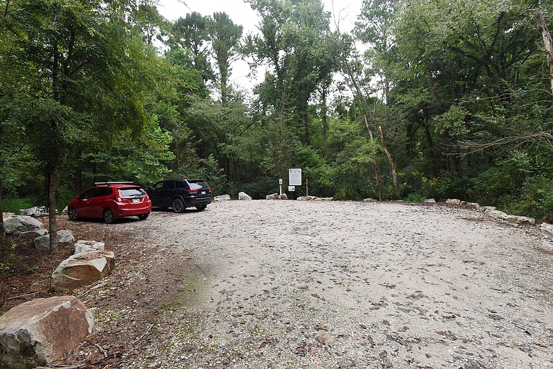 Each access has parking, a fishing line recycling station and a trail to the water. 
(NWA Democrat-Gazette/Flip Putthoff)