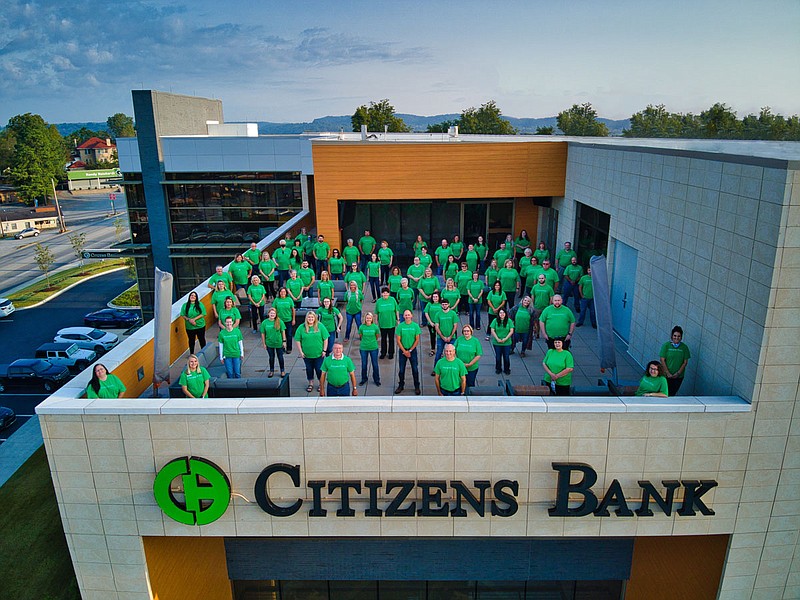 An undated handout photo of Citizens Bank employees. - Submitted photo story.lead_photo.caption