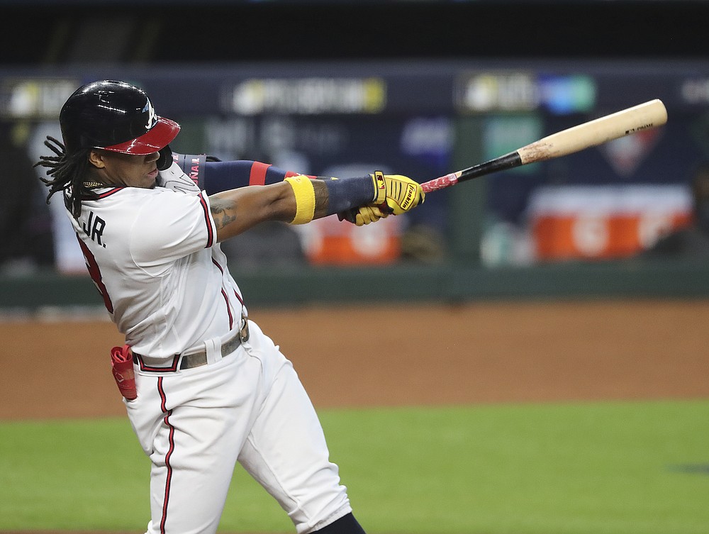 Acuna hit by Urena's first pitch; Braves, Marlins scuffle