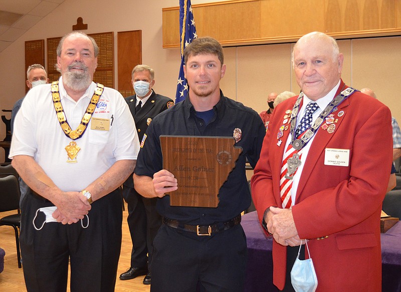 Elks Lodge honors Firefighter of the Year