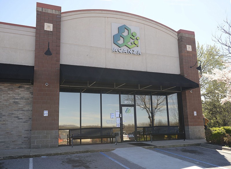 Acanza, a medical marijuana dispensary in Fayetteville at 2733 N. McConnell Ave. Acanza plans to have its products available Nov. 1, said Randi Hernandez, owner. She said growing on-site will help the business fill a gap. 
(File Photo/NWA Democrat-Gazette/Andy Shupe)