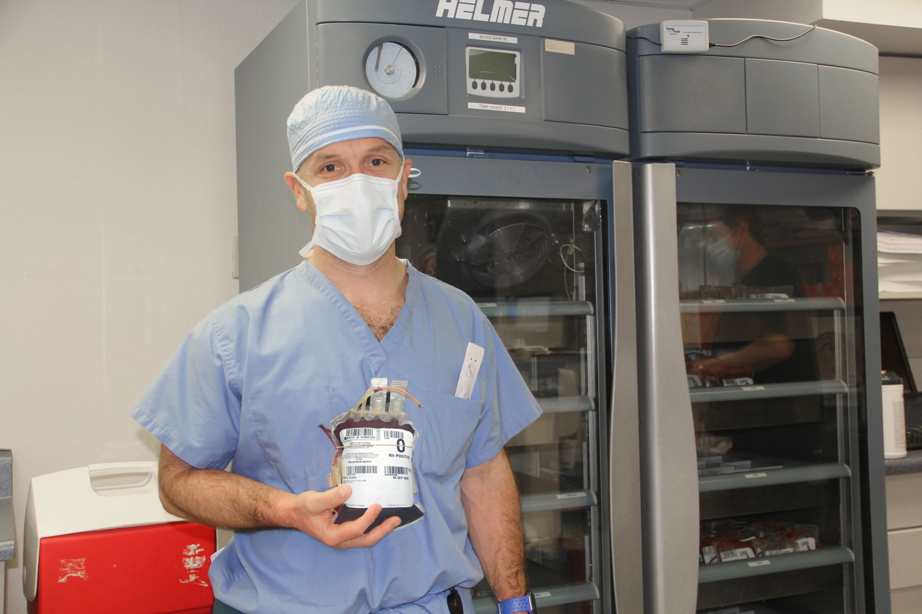 Hospital is first in state to treat trauma patients through whole blood use