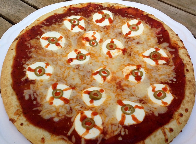 Eyeball Pizza
Courtesy of Gwynn Galvin, SwirlsOfFlavor.com