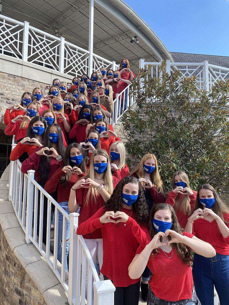 Thirty-nine young women from the Garland County area were recently welcomed into the 2020-2021 American Heart Association Sweetheart program, now in its 15th year. - Submitted photo story.lead_photo.caption
