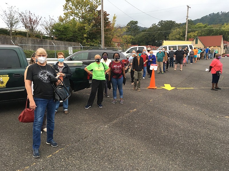 Early voting draws long line in Garland County Hot Springs Sentinel