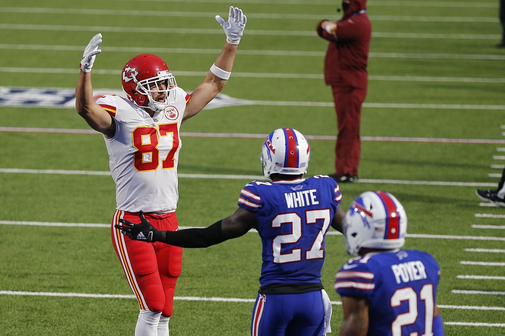 Chiefs kept on the ground, but run past Bills anyway