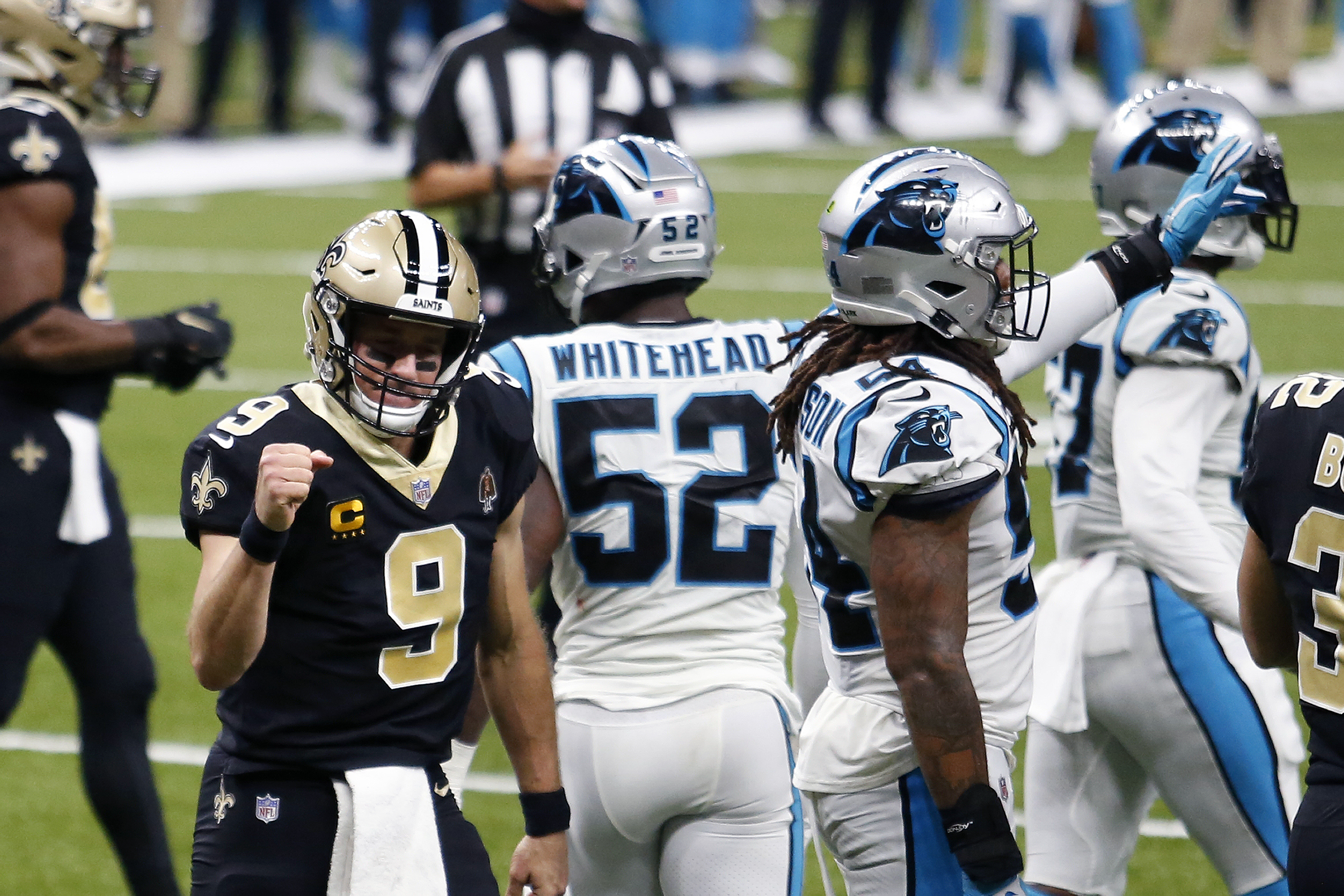 New Orleans Saints QB Drew Brees piles up yards, not TDs 