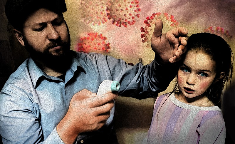 The coronavirus pandemic has complicated parents’ decisionmaking about sending kids to school: Do the sniffles mean the whole family needs to quarantine? (Arkansas Democrat-Gazette/Celia Storey) story.lead_photo.caption