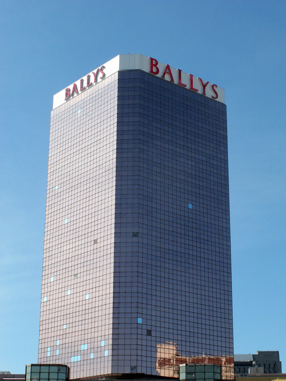 This Oct. 1, 2020, photo shows the exterior of Bally's casino in Atlantic City, N.J. On Nov. 4, 2020, officials with Twin River Worldwide Holdings, a Rhode Island firm that's buying Bally's for $25 million, said they can make it "a place to see and be seen" by investing $90 million into the aging casino and boosting its offerings. (AP Photo/Wayne Parry)