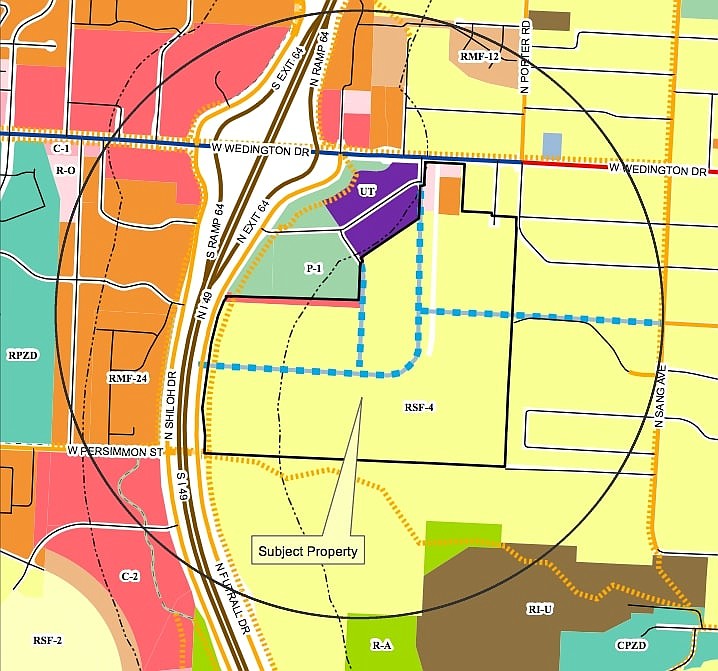 Fayetteville Arkansas Zoning Map Farmland Rezoning Makes Way Through Fayetteville Planning Commission