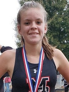 COURTESY PHOTO Melysia McCrory finished 124th out of 160 runners at the Missouri Class 4 Cross County Championships held on Nov. 6 in Columbia.