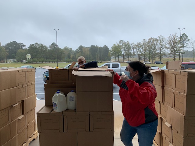 700 food boxes given to needy in White Hall