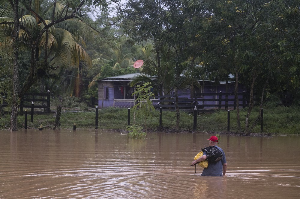 Storm's First Blows Fall On Nicaragua