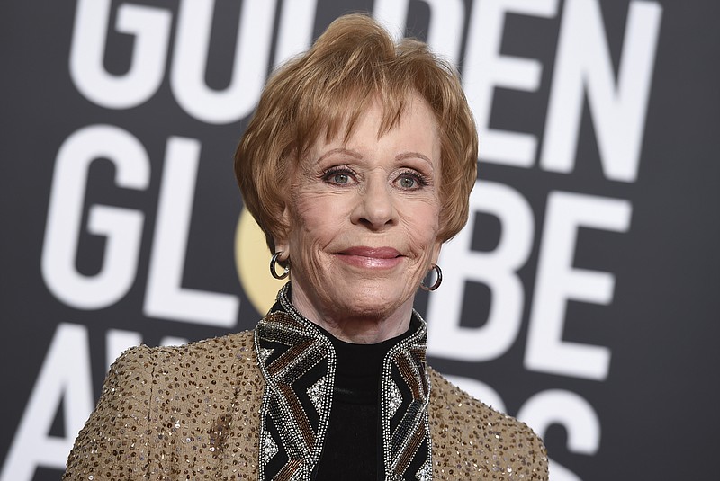 REMOVES REFERENCE TO HULU - FILE - Carol Burnett arrives at the 76th annual Golden Globe Awards on Jan. 6, 2019, in Beverly Hills, Calif.. Episodes of "The Carol Burnett Show" are available on streaming services like Tubi and The Roku Channel. (Photo by Jordan Strauss/Invision/AP, File) story.lead_photo.caption
