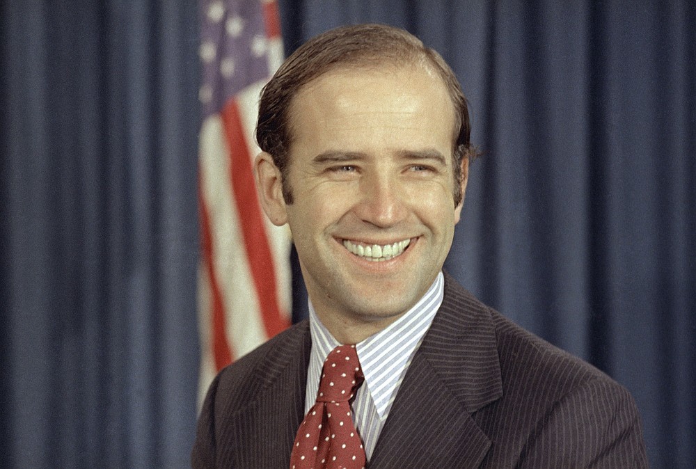 FILE - In this Dec. 13, 1972 file photo, the newly-elected Democratic senator from Delaware, Joe Biden, is shown on Capitol Hill in Washington. President-elect Biden turns 78 on Friday, Nov. 20, 2020. (AP Photo, File)