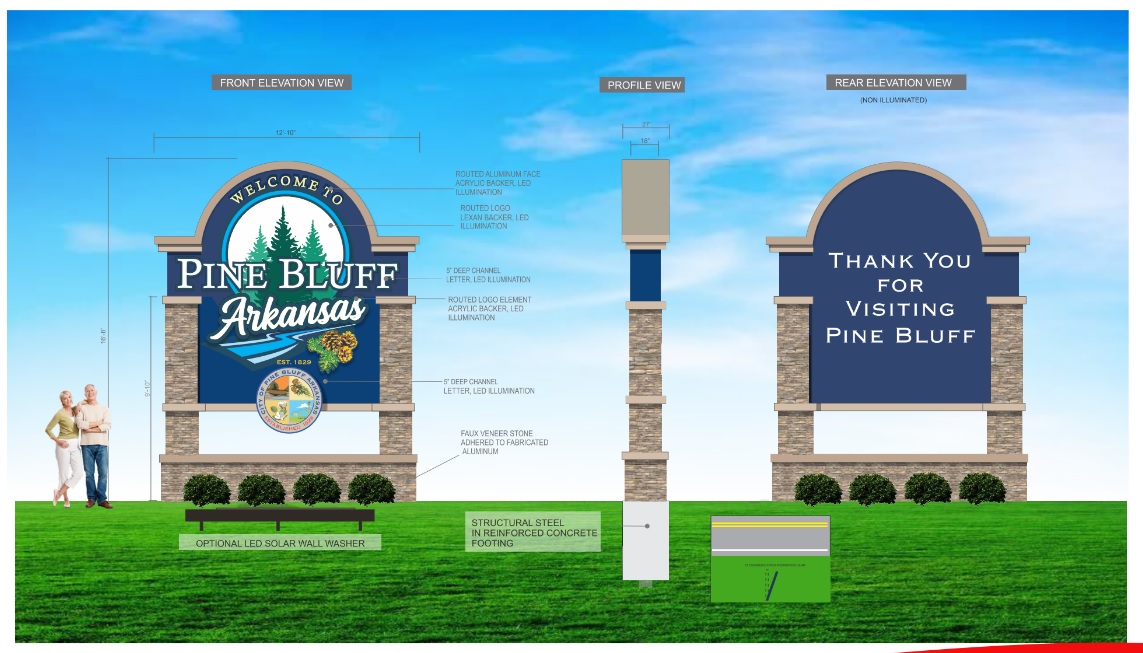 Pine Bluff welcome signs going up next year