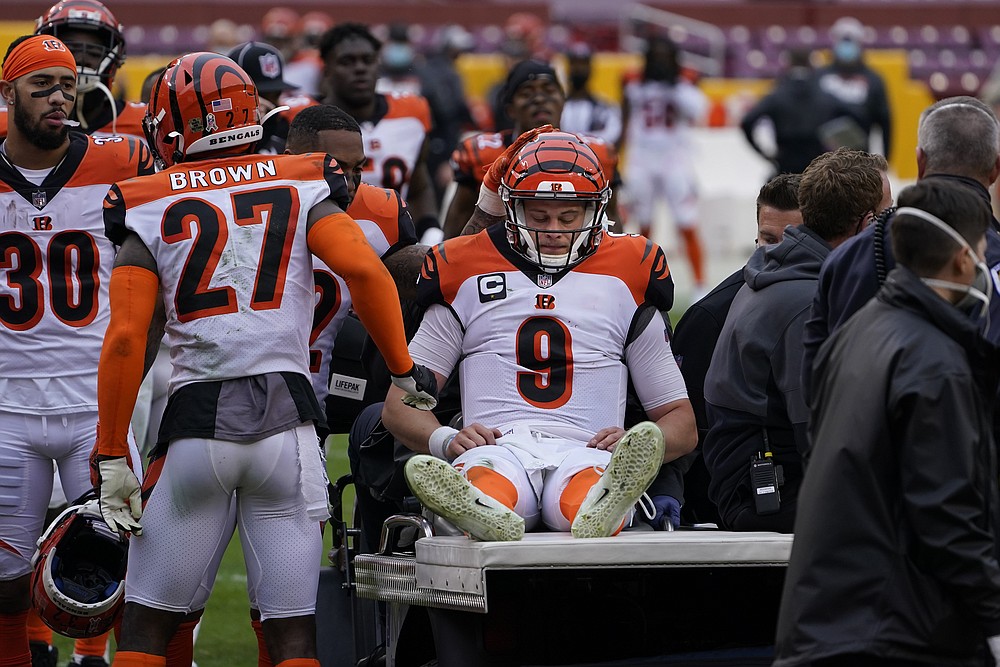 Joe Burrow on Scar From ACL Surgery After Cincinnati Bengals