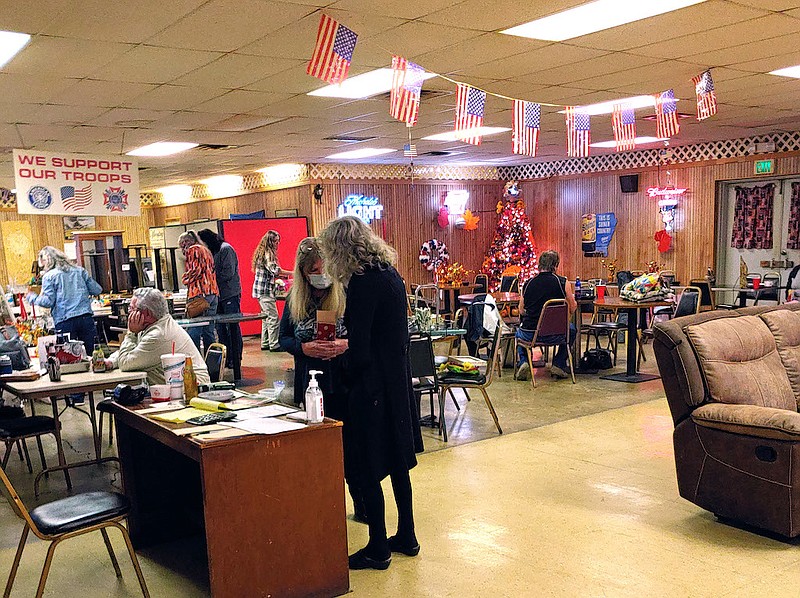 Post 13 American Legion, 3237 Albert Pike, conducted a live auction for this year’s Vets in Need and Toys for Tots projects. - Submitted photo