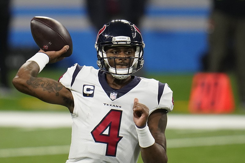 Deshaun Watson's 4 TDs lift Texans to 41-25 win over Lions