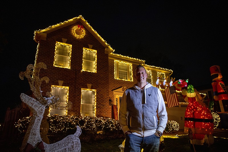 The home of Chris Underwood in Crofton, Md. (Evelyn Hockstein for The Washington Post)