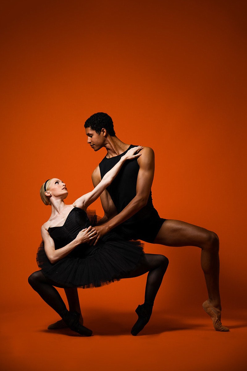 For “Sleighride Together,” a collaboration with SoNA, the dancers of Ballet Arkansas rehearsed and performed in pods of people with whom they were connected to cut down on the risks of covid-19. The musicians performed under the baton of Paul Haas from their own homes.

(Courtesy Photo/Ballet Arkansas)