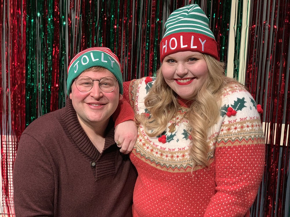 Chad Burris, from Alma, and Katie Ladner, from Jackson, Miss., will co-host a virtual holiday variety show for Pilot Arts. Burris had just finished a run playing Olaf in the Broadway hit “Frozen,” and he was two days into a new role as Damian in “Mean Girls” when covid-19 hit. Ladner was workshopping a play bound for Broadway. Both ended up sheltering with their families during the hiatus.

(Courtesy Photo/Patti Webb for Pilot Arts)