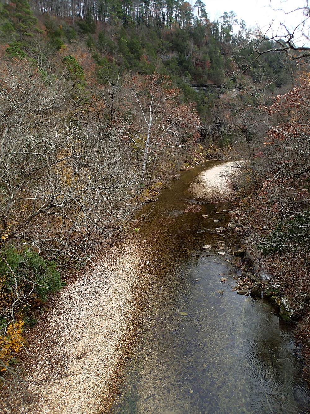 Trail Follows Water Clear Ozark Stream The Centerpiece Of Hike