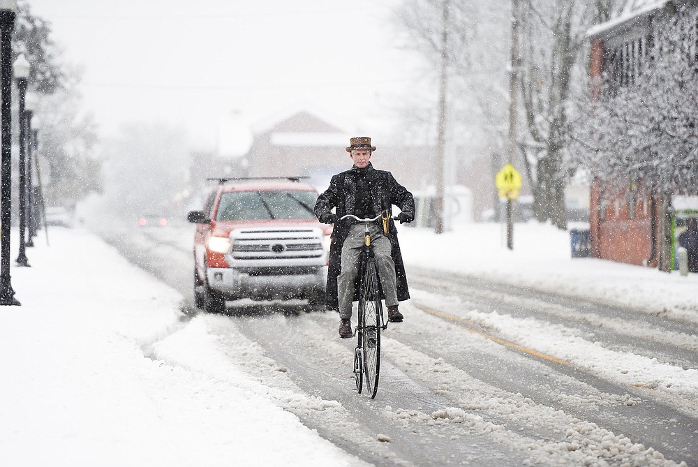 Snowfall in Northwest Arkansas