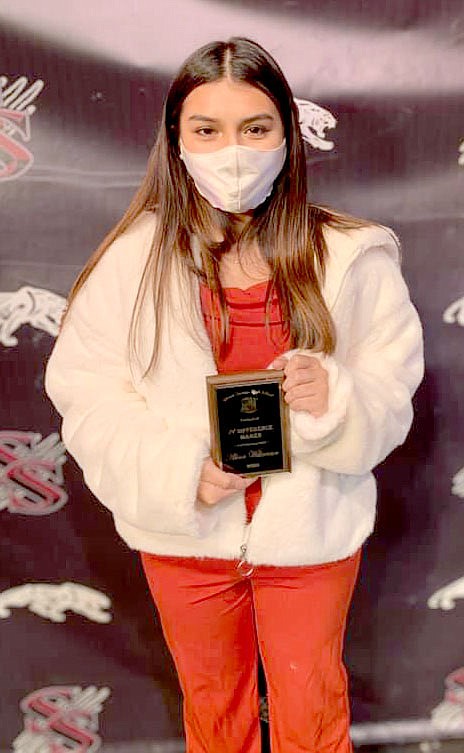 Photo submitted
Siloam Springs junior Allison Williamson received the "JV Difference Maker" award for the 2020 volleyball season.