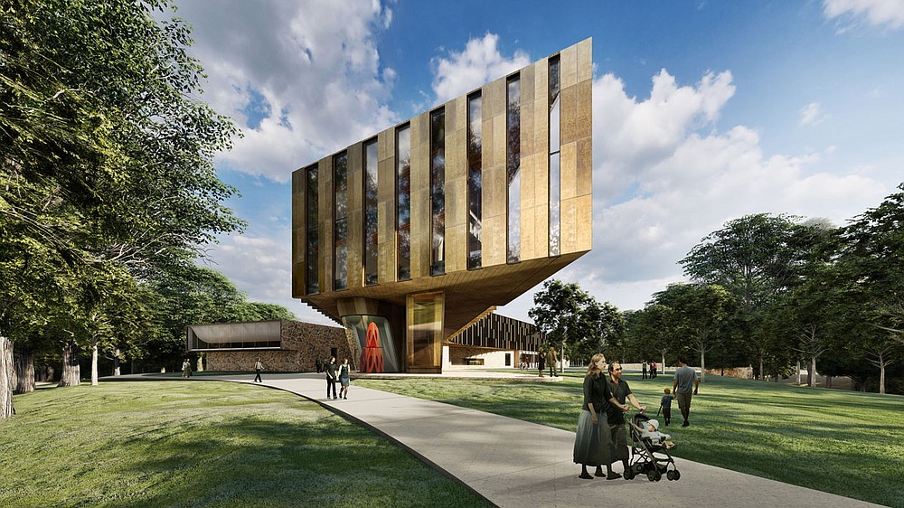 Northwest view of the Whole Health Institute. (Courtesy Photos/Marlon Blackwell Architects)