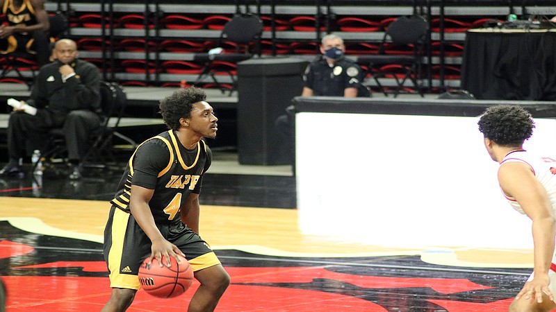 Joshuwan Johnson is shown at the ASU game recently. (Special to The Commercial)