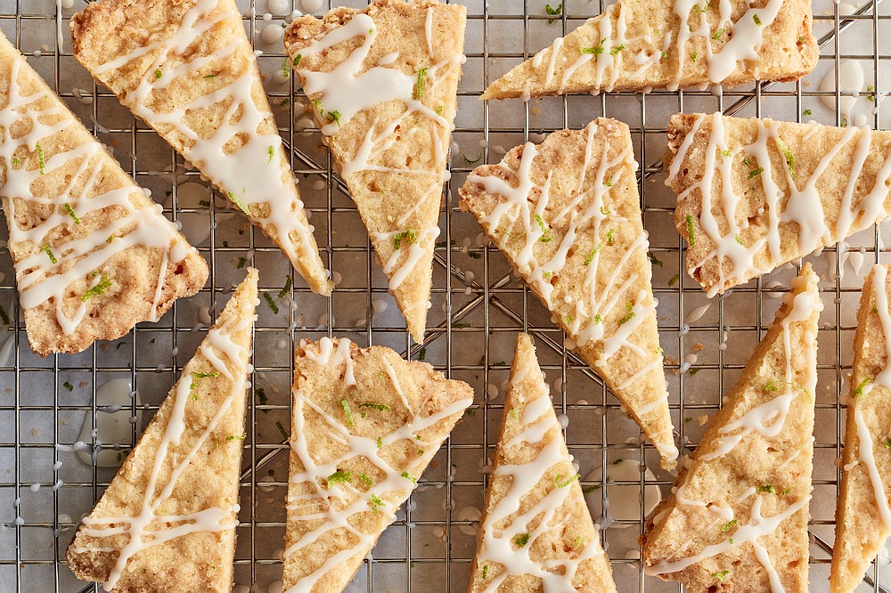 Cornmeal Lime Shortbread (The New York Times/Johnny Miller)