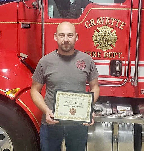 Gravette firefighters get awards Westside Eagle Observer
