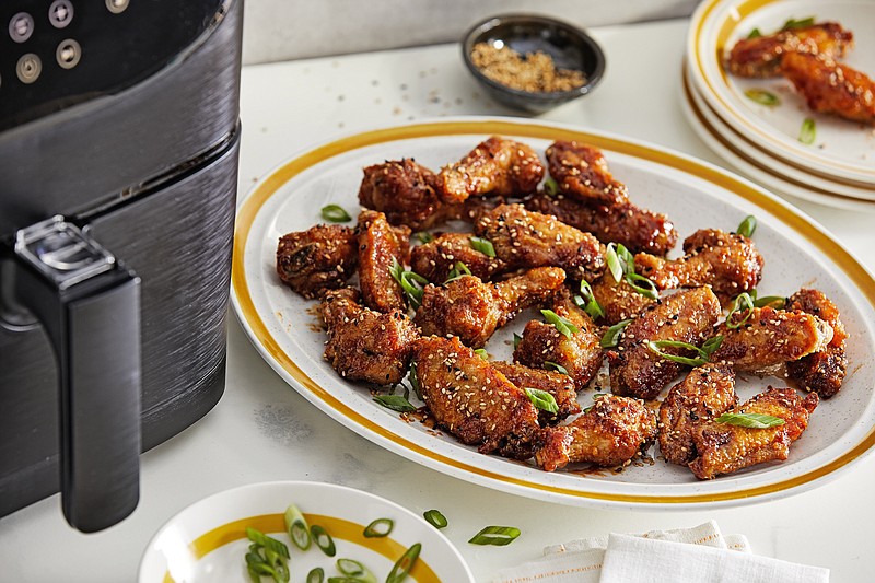 Air Fryer Korean-Style Chicken Wings (For The Washington Post/Tom McCorkle)