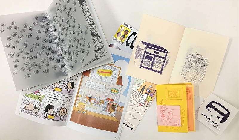 "The Zine Show," featuring 21 self-published booklets by a range of creators, opens Friday at the Historic Arkansas Museum in Little Rock. (Special to the Democrat-Gazette)