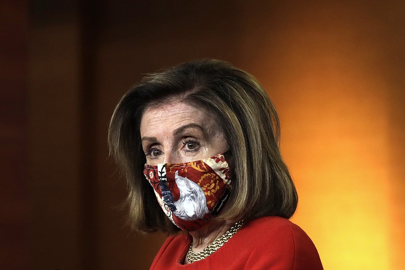 U.S. House Speaker Nancy Pelosi (D-Calif.) speaks during her weekly news conference on Capitol Hill on Dec. 4, in Washington. Pelosi has invoked her Catholic faith in public life.
(Abaca Press/TNS/Yuri Gripas)