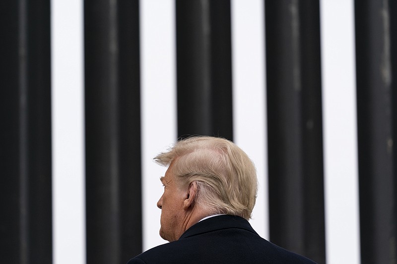 The Associated Press
President Donald Trump tours a section of the U.S.-Mexico border wall Tuesday in Alamo, Texas. story.lead_photo.caption