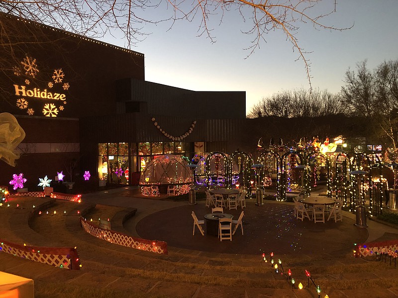 The second annual Holidaze pop-up bar occupied space inside and outside the Walton Arts Center over a 40-day period during the holiday season. (Courtesy Photo)