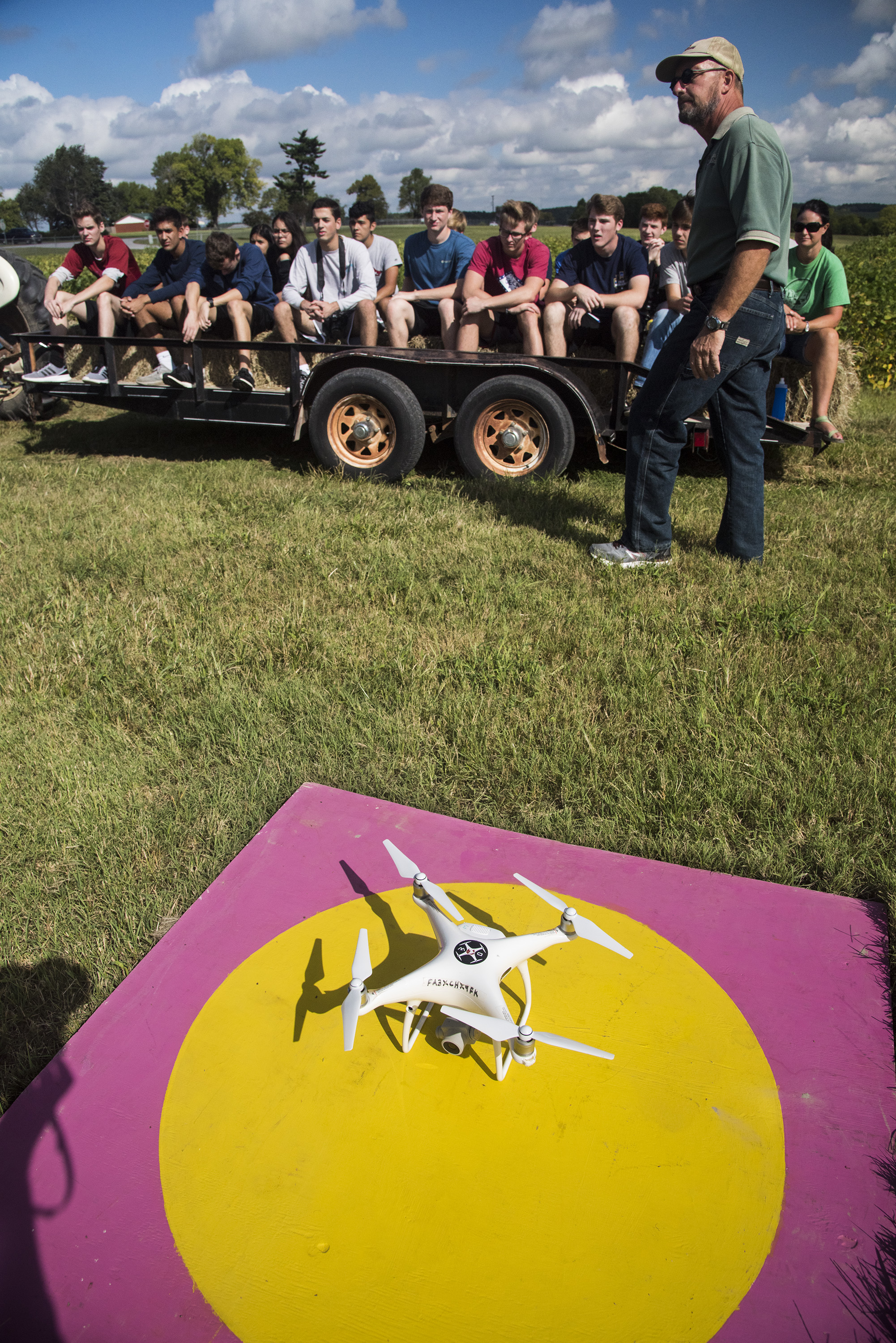 Soybean researcher looks to sky
