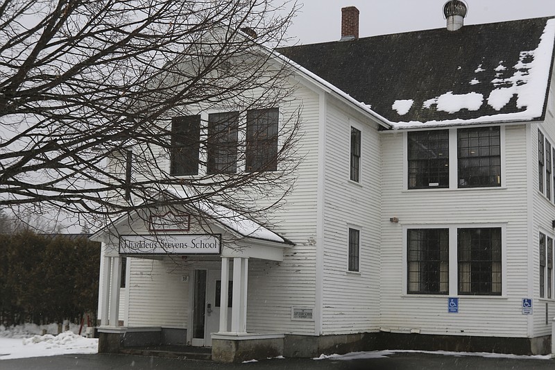 The independent Thaddeus Stevens School stands in Lyndon, Vt., on Sunday, Jan. 17, 2021.  Four families, including one whose children attend the school, are suing Vermont over a voucher program that allows students in communities that don't have schools or are not part of supervisory unions to attend schools of their choice, including approved private institutions, with the towns paying the tuition. (AP Photo/Lisa Rathke)