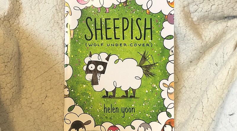 "Sheepish (Wolf Under Cover)" by Helen Yoon (Candlewick Press, Jan. 12, 2021), ages 3 to 7, 40 pages, $17.99 hardcover. 
(Democrat-Gazette illustration/Celia Storey)