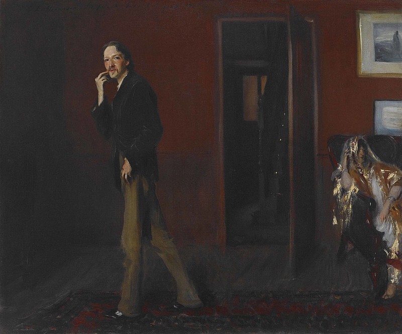 John Singer Sargent (1856-1925)
Robert Louis Stevenson and His Wife
1885
Oil on canvas