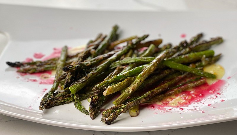 Broiled Asparagus With Cardamom and Orange (Arkansas Democrat-Gazette/Kelly Brant)