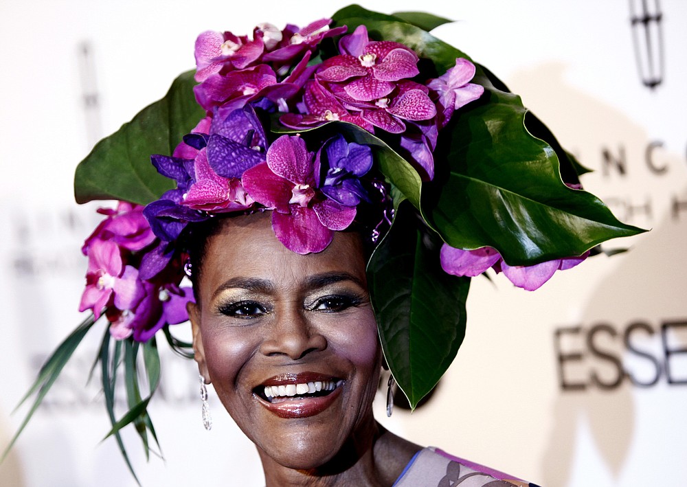 FILE - Honoree Cicely Tyson arrives at the Essence Third Annual "Black Women in Hollywood Luncheon" in Beverly Hills, Calif. on March 4, 2010. Tyson, the pioneering Black actress who gained an Oscar nomination for her role as the sharecropper's wife in "Sounder," a Tony Award in 2013 at age 88 and touched TV viewers' hearts in "The Autobiography of Miss Jane Pittman," has died. She was 96. Tyson's death was announced by her family, via her manager Larry Thompson, who did not immediately provide additional details. (AP Photo/Matt Sayles, File)