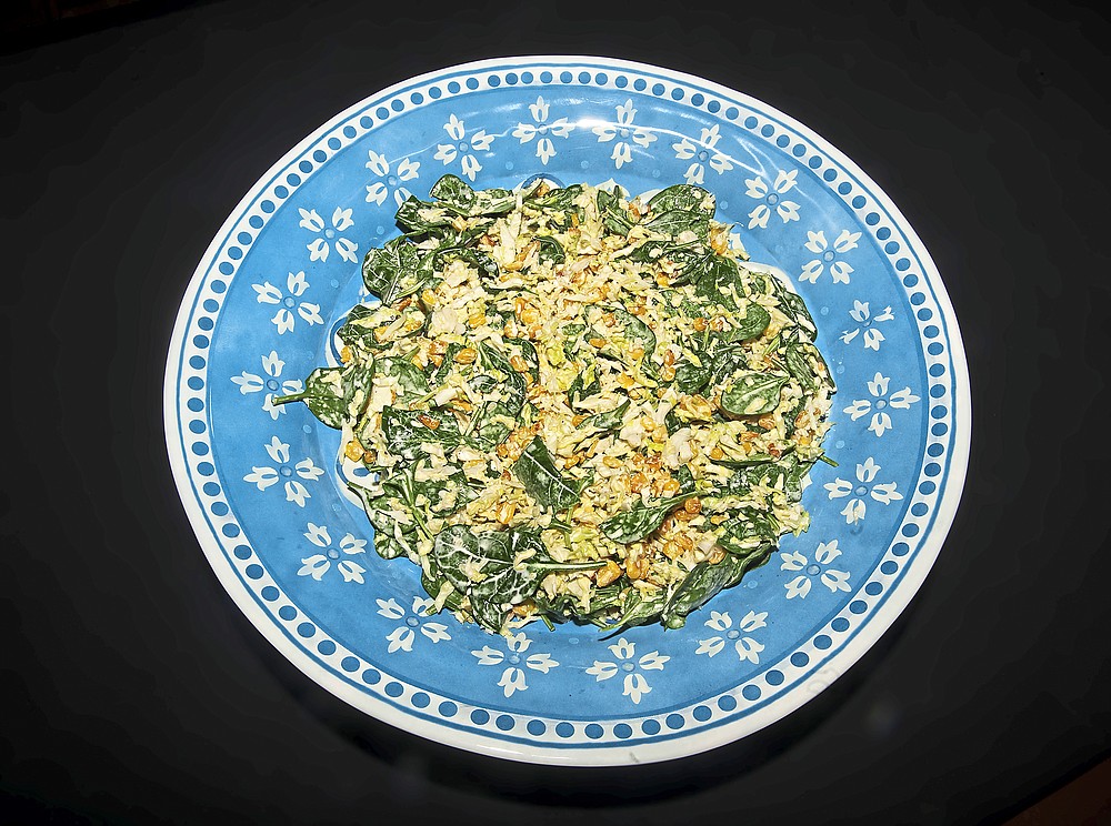 Cabbage Slaw With Roasted Corn (TNS/Pittsburgh Post-Gazette/Nate Guidry)