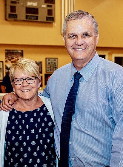 Sandy and Doug Sprouse stand for a photo. Sandy was one of this year’s Peace at Home Courage Award recipients.
(Courtesy photo)