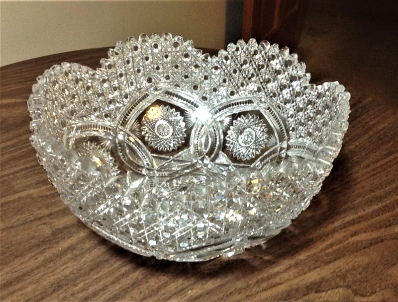 This cut glass bowl looks like work by Hawkes Co. (Handout/TNS)