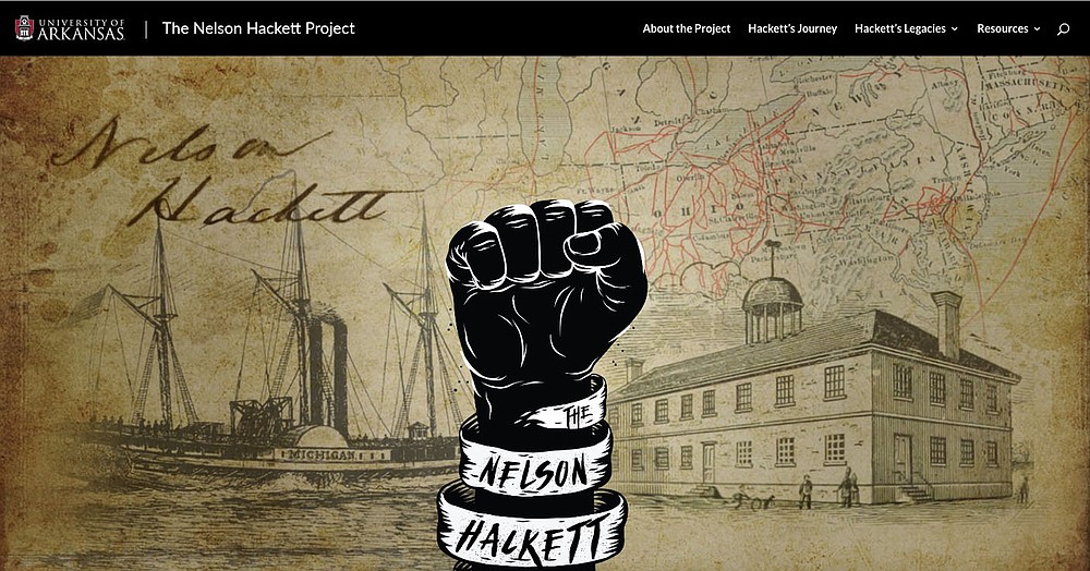 The Nelson Hackett Project, based at the University of Arkansas, has resurrected the story of one enslaved resident of Fayetteville who fled to Canada in 1841. Read more at nelsonhackettproject.uark.edu.
(Courtesy Image)